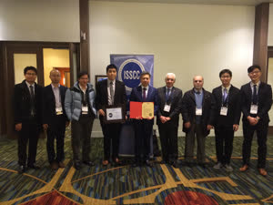 1:binary?id=ZgfLKKswBn59OVRK4A_2FPek0cyNzwmLZ1gBMVHab1zirkjleQmfjvaVzp_2F1mVrxfQ:Group Photo of the AMSV Team participating in ISSCC 2016